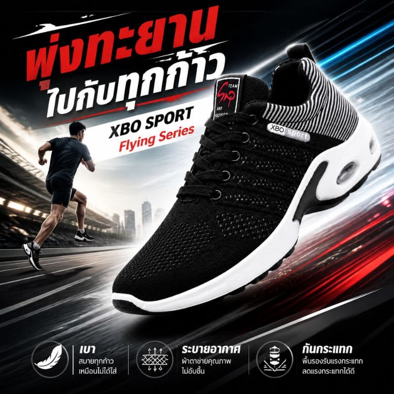 Siriaura I รองเท้ากีฬาผู้ชาย ซีรีส์ Feiyue